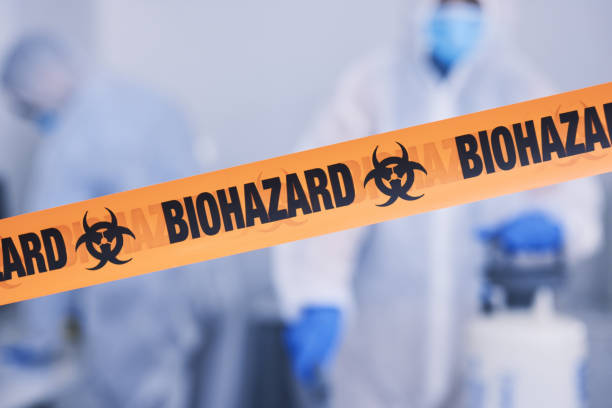 Professional Infectious Disease Decontamination technician working in Midfield, TX